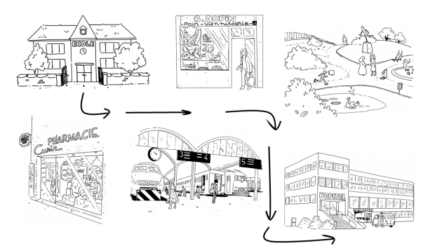 HORAIRES ET ITIN RAIRES visual data 3